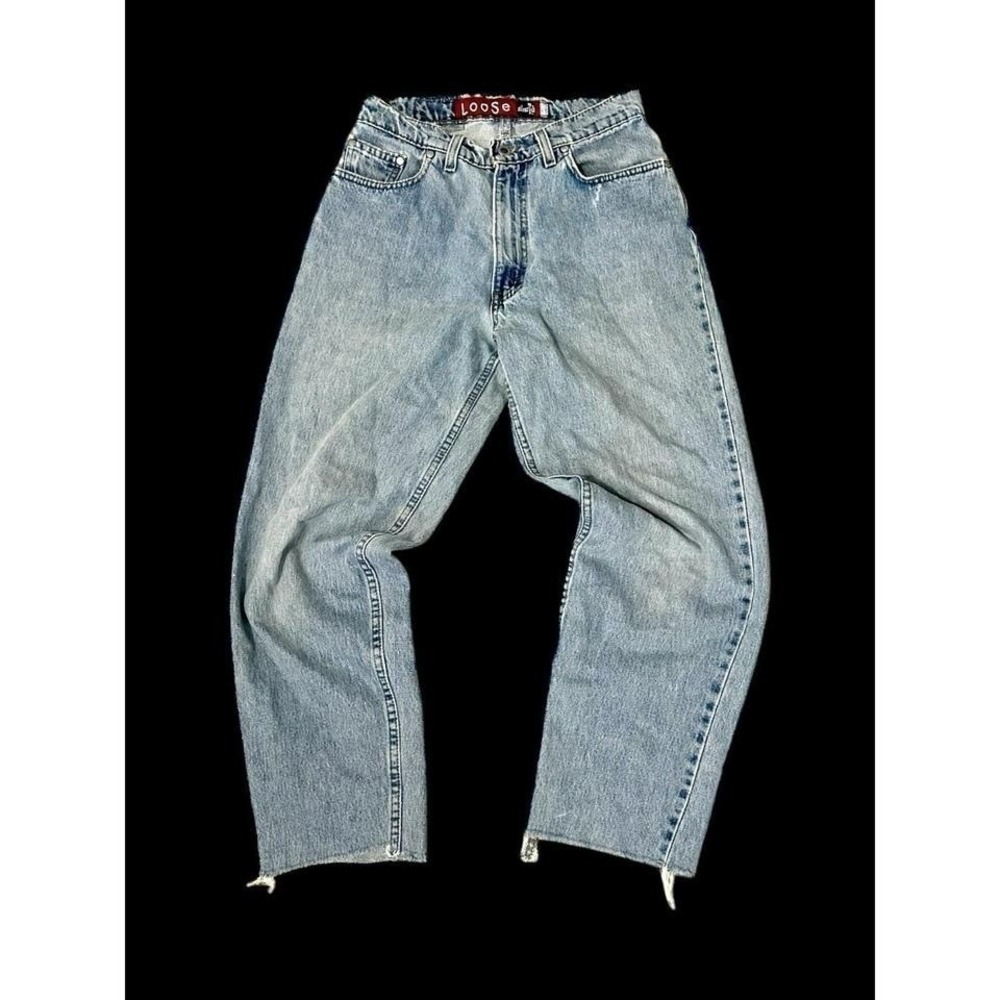 Vintage 90's Levis SilverTab Baggy Fit Loose Fit Jeans 27x27 Denim USA Y2K